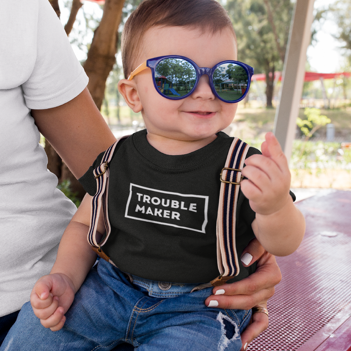 Troublemaker Infant Bodysuit