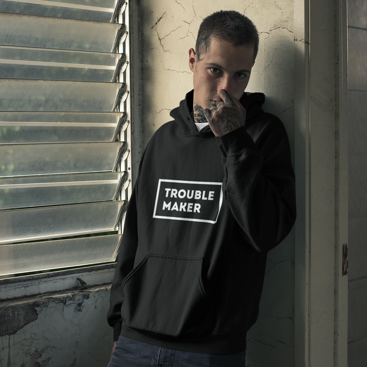 Troublemaker Men's Hoodie