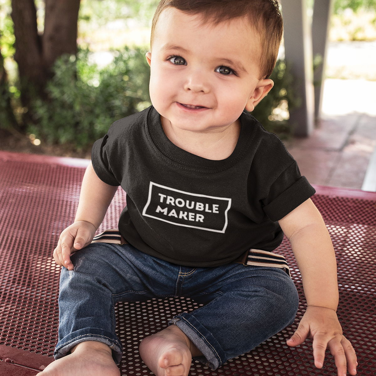 Troublemaker Infant Bodysuit