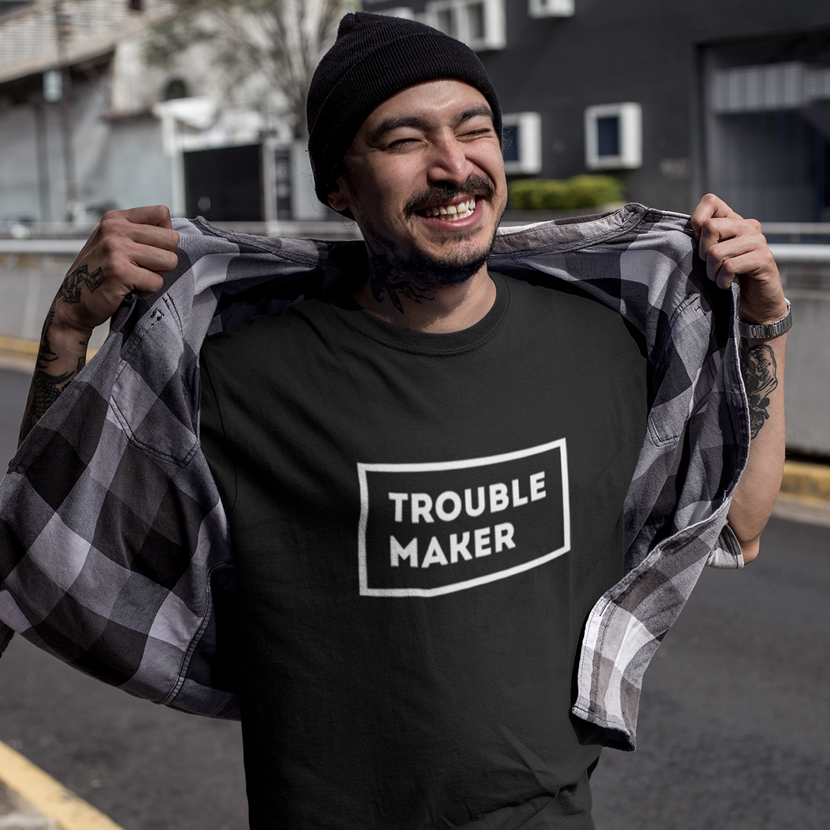 Troublemaker Men's Relaxed T-shirt