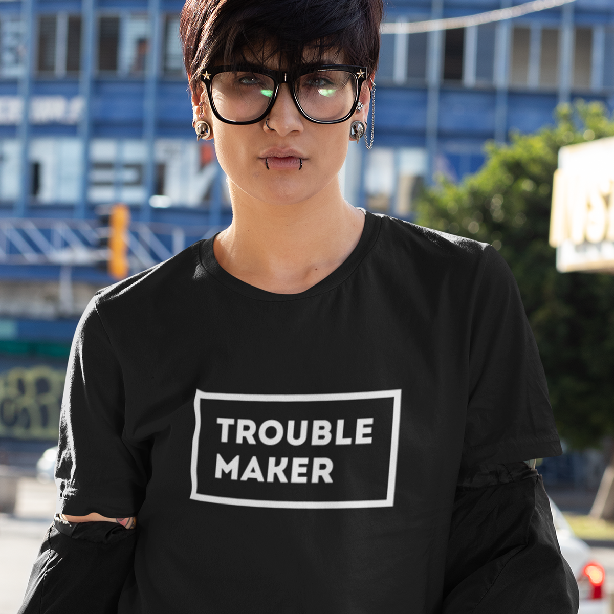 Troublemaker Women's Relaxed T-shirt